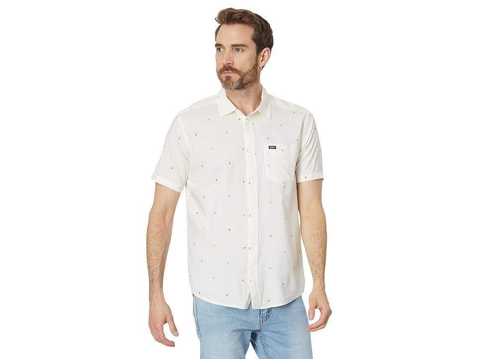 RVCA Morning Glory Short Sleeve Woven Men's Clothing Product Image