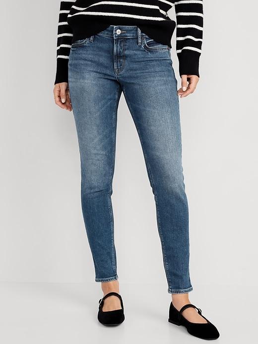 Mid-Rise Rockstar Super-Skinny Jeans Product Image