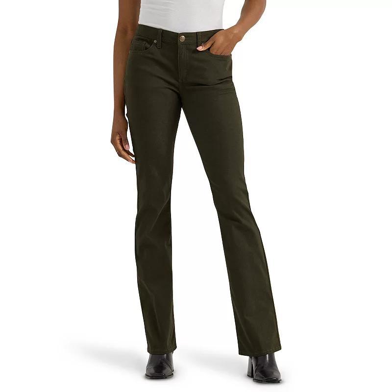 Womens Lee Legendary Bootcut Jeans Olive Black Product Image