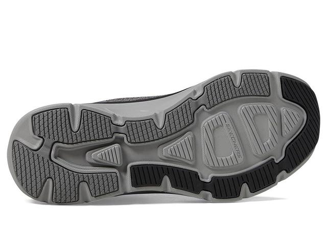 SKECHERS D'Lux Walker 2.0 Steadyway Charcoal) Men's Shoes Product Image