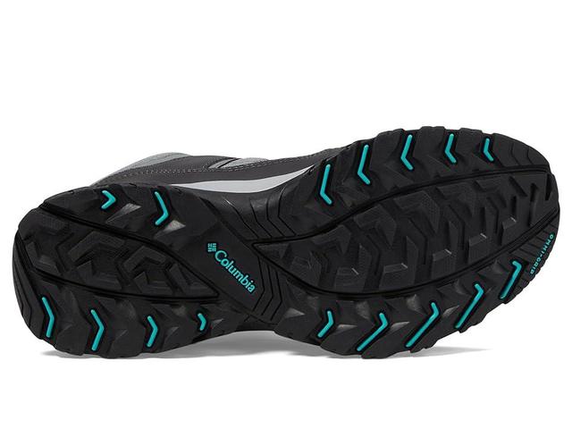 Columbia Granite Trail Mid Waterproof (Ti Grey Steel/Bright Aqua) Women's Shoes Product Image