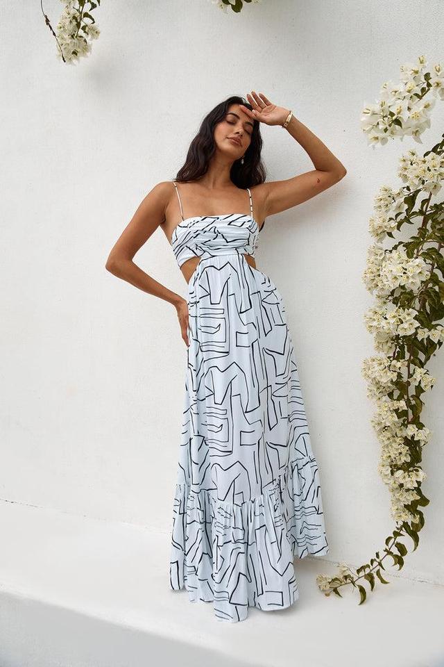 Times Have Changed Maxi Dress White Product Image