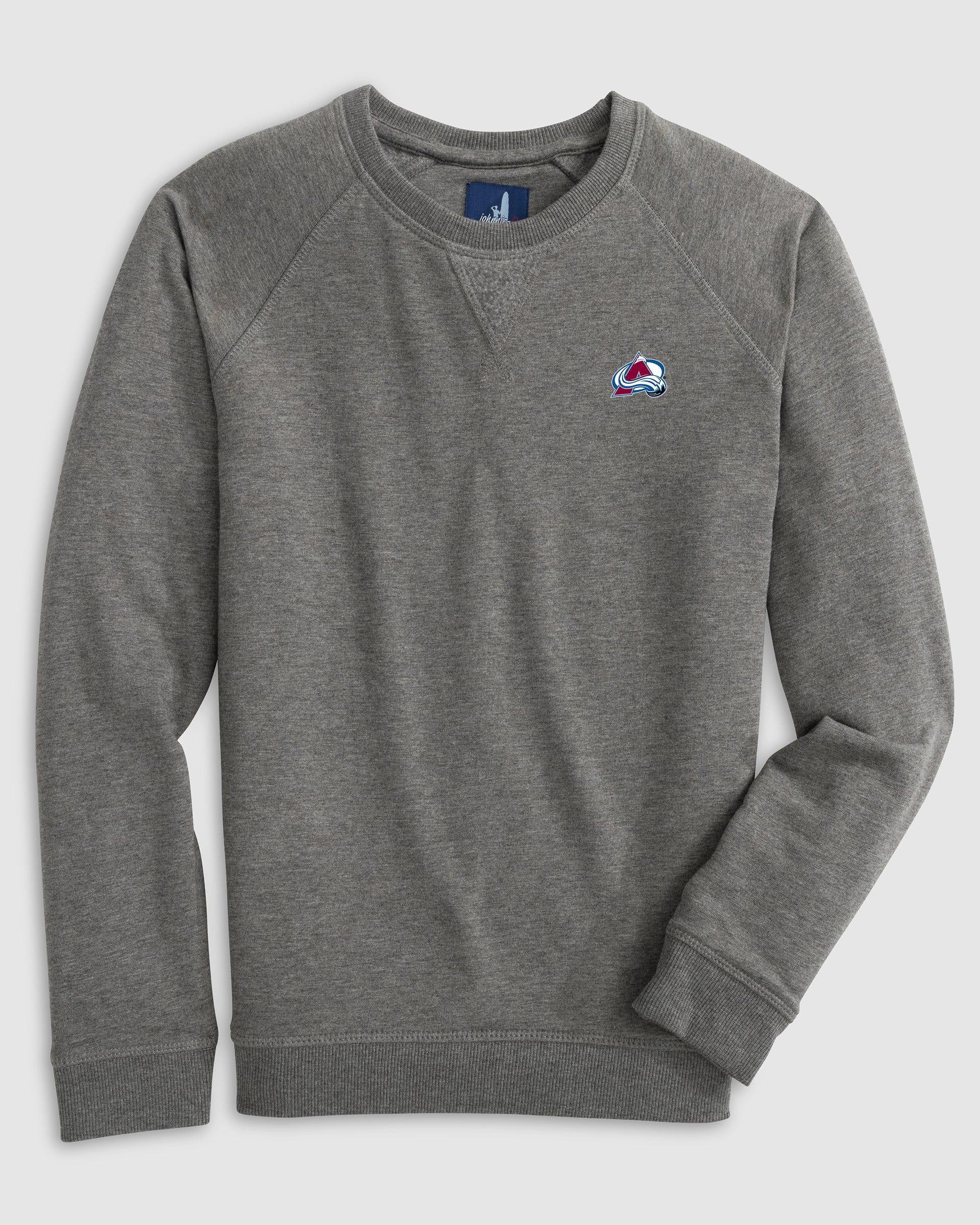 johnnie-O Colorado Avalanche Freeman Jr. Crewneck Fleece Sweatshirt Product Image