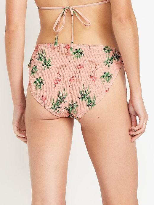 Mid-Rise String Bikini Swim Bottoms Product Image