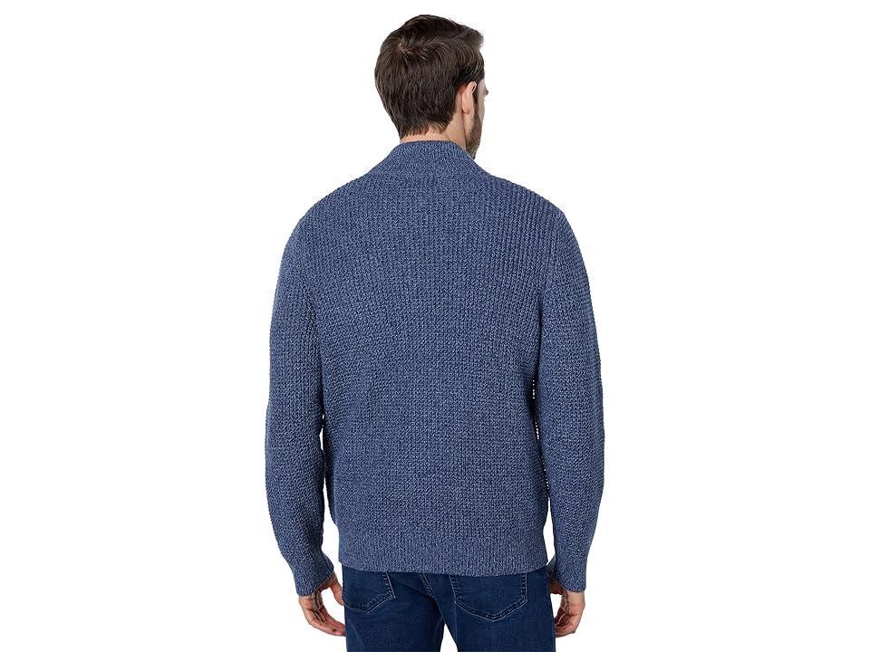 L.L.Bean Organic Cotton Full Zip Sweater (Vintage Indigo) Men's Clothing Product Image