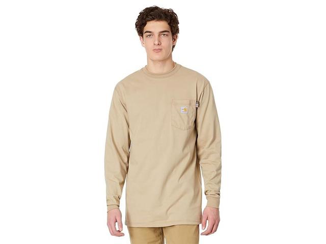 Carhartt Flame-Resistant (FR) Force Cotton Long Sleeve T-Shirt Men's T Shirt Product Image