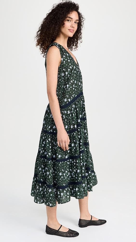 Merlette Wallis Pintuck Print Dress | Shopbop Product Image