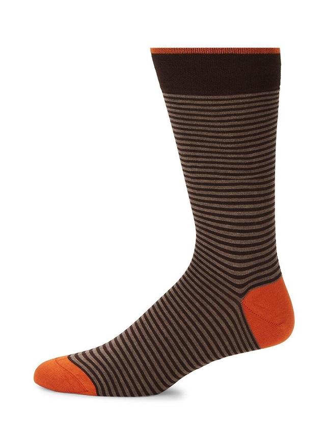 Mens Palio Striped Crew Socks Product Image