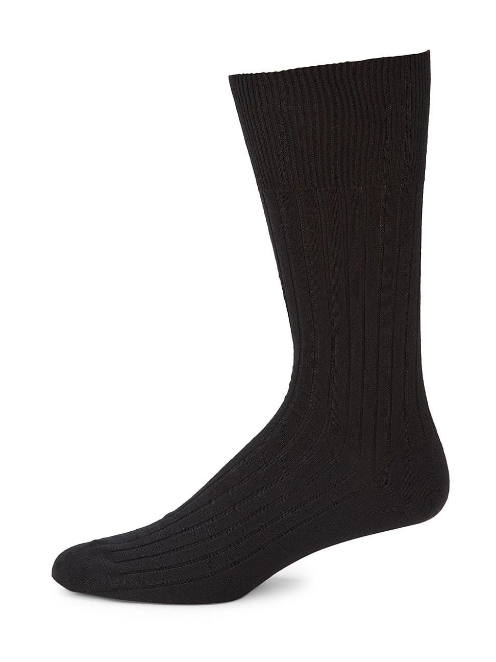 Mens Ribbed Modal-Blend Socks Product Image