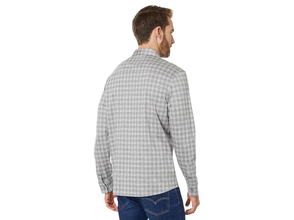 Johnston & Murphy Button-Front Knits (Light Gingham) Men's Jacket Product Image