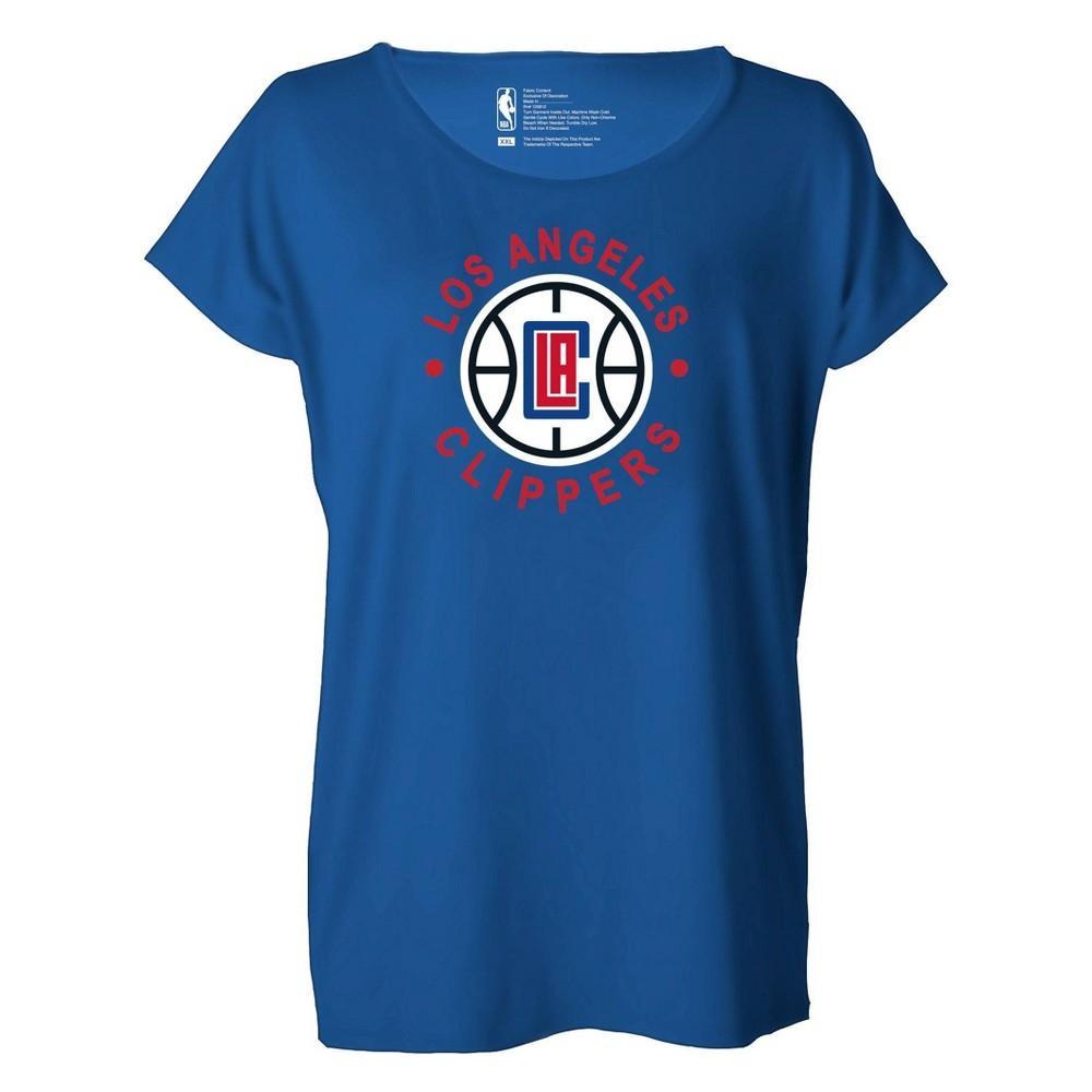 NBA Los Angeles Clippers Womens Dolman Short Sleeve T-Shirt Product Image