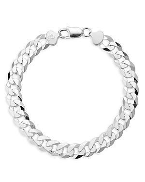 Milanesi And Co Sterling Silver 9mm Curb Chain Bracelet Product Image