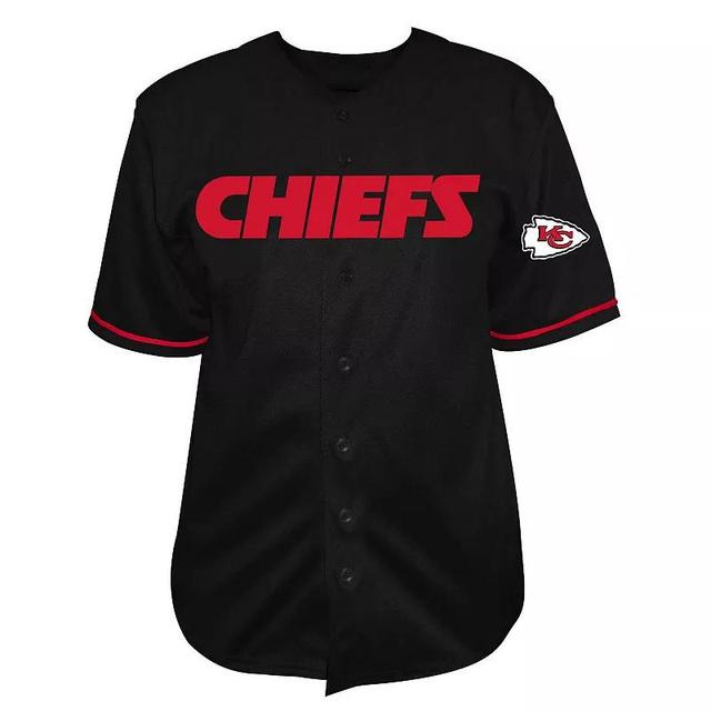 Mens Fanatics Kansas City Chiefs Pop Full-Button Jersey Product Image