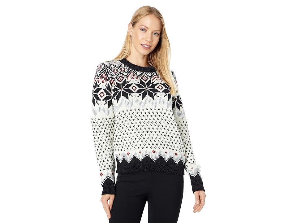 Dale of Norway Vilja Sweater Off-White/Red Rose) Women's Clothing Product Image