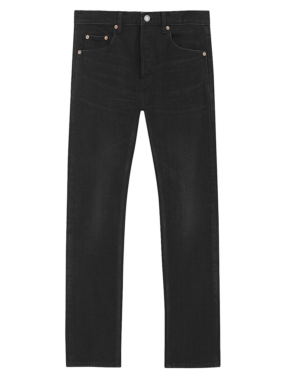 Mens Mick Jeans in Black Denim Product Image