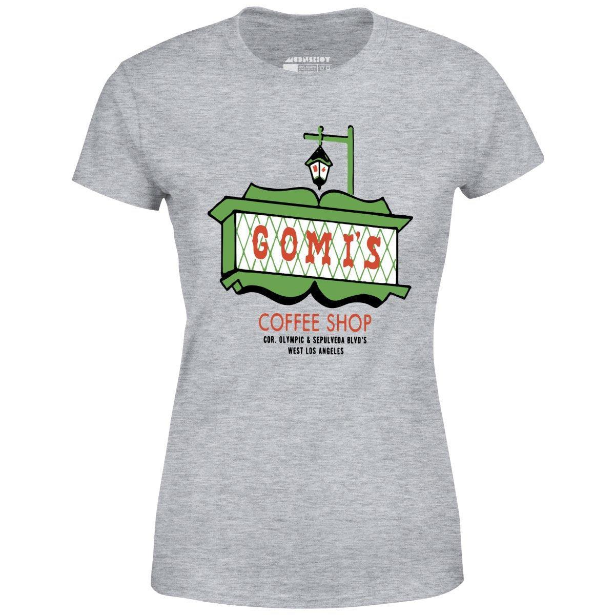 Gomi's Coffee Shop - Los Angeles, CA - Vintage Restaurant - Women's T-Shirt Female Product Image