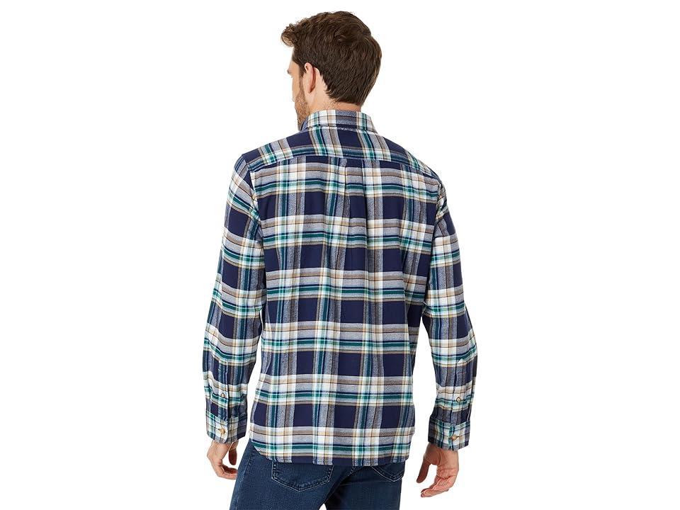 Vineyard Vines Flannel Plaid Whale Shirt (Plaid Turf Green) Men's Clothing Product Image