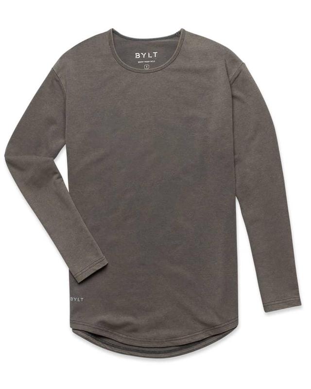 Snow Wash Drop-Cut Long Sleeve Product Image