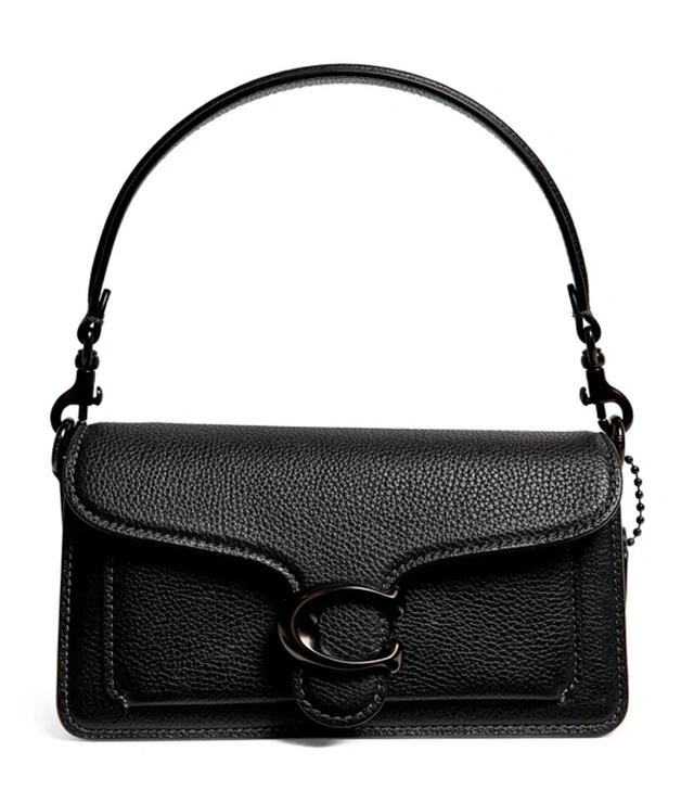 COACH Tabby Pebbled-leather Shoulder Bag In Black Leather Product Image