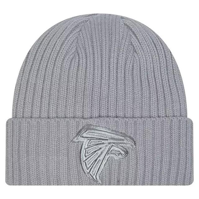 Mens New Era Gray Atlanta Falcons Color Pack Cuffed Knit Hat Product Image