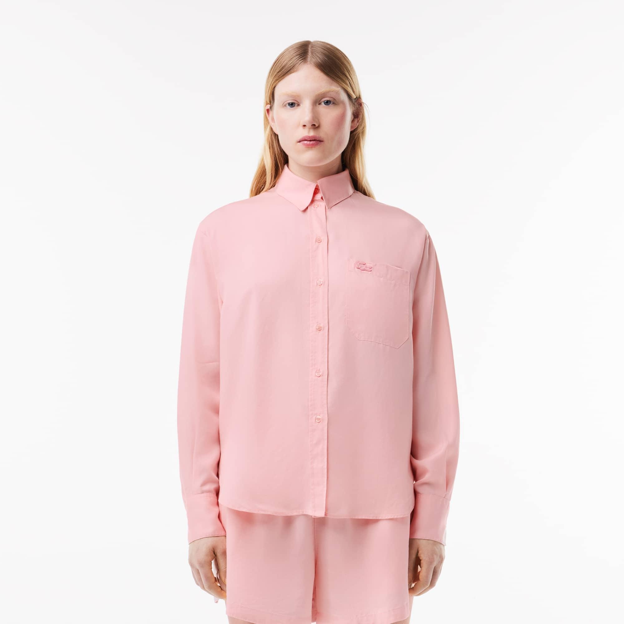 Flowing Oversized Lyocell shirt Product Image