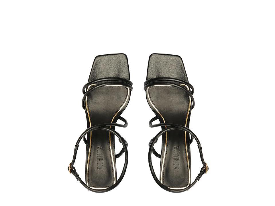 Aimee Block Leather Sandal Female Product Image