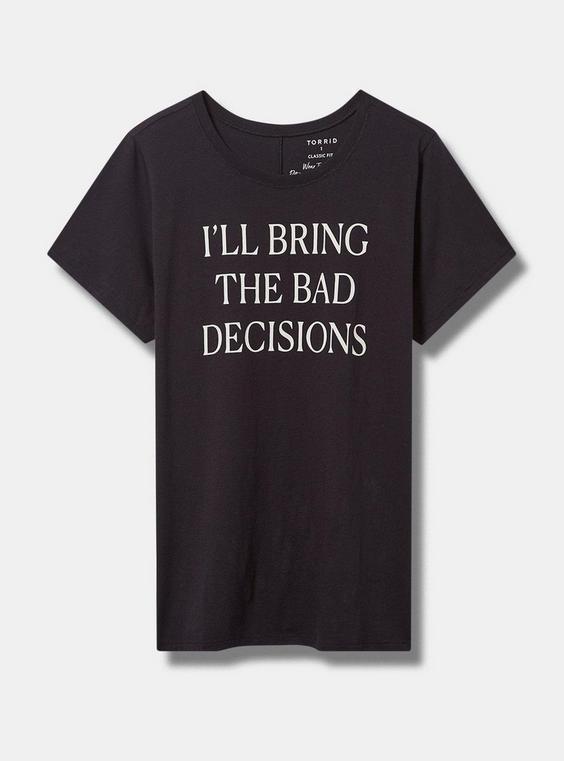 Bad Decisions Fit Heritage Jersey Tee Product Image