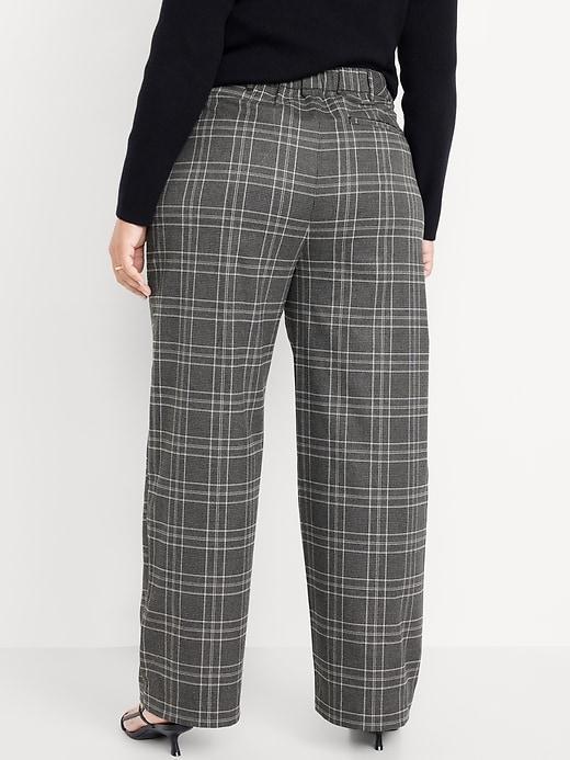 Extra High-Waisted Taylor Wide-Leg Trouser Pants Product Image