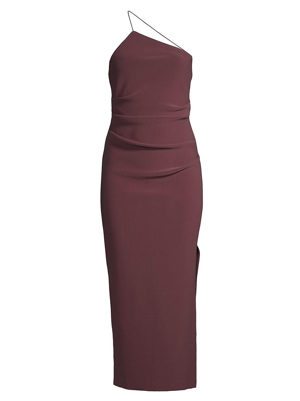 Womens Andy One-Shoulder Midi-Dress Product Image