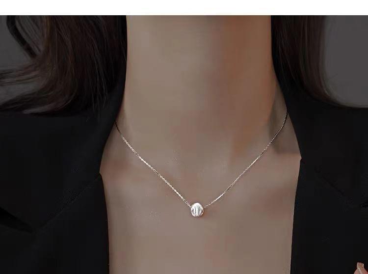 Sterling Silver Ball Necklace Product Image