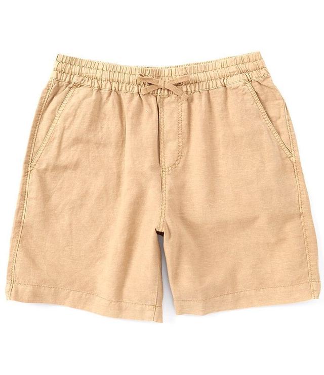 Lucky Brand 7#double; Inseam Linen Pull On Shorts Product Image