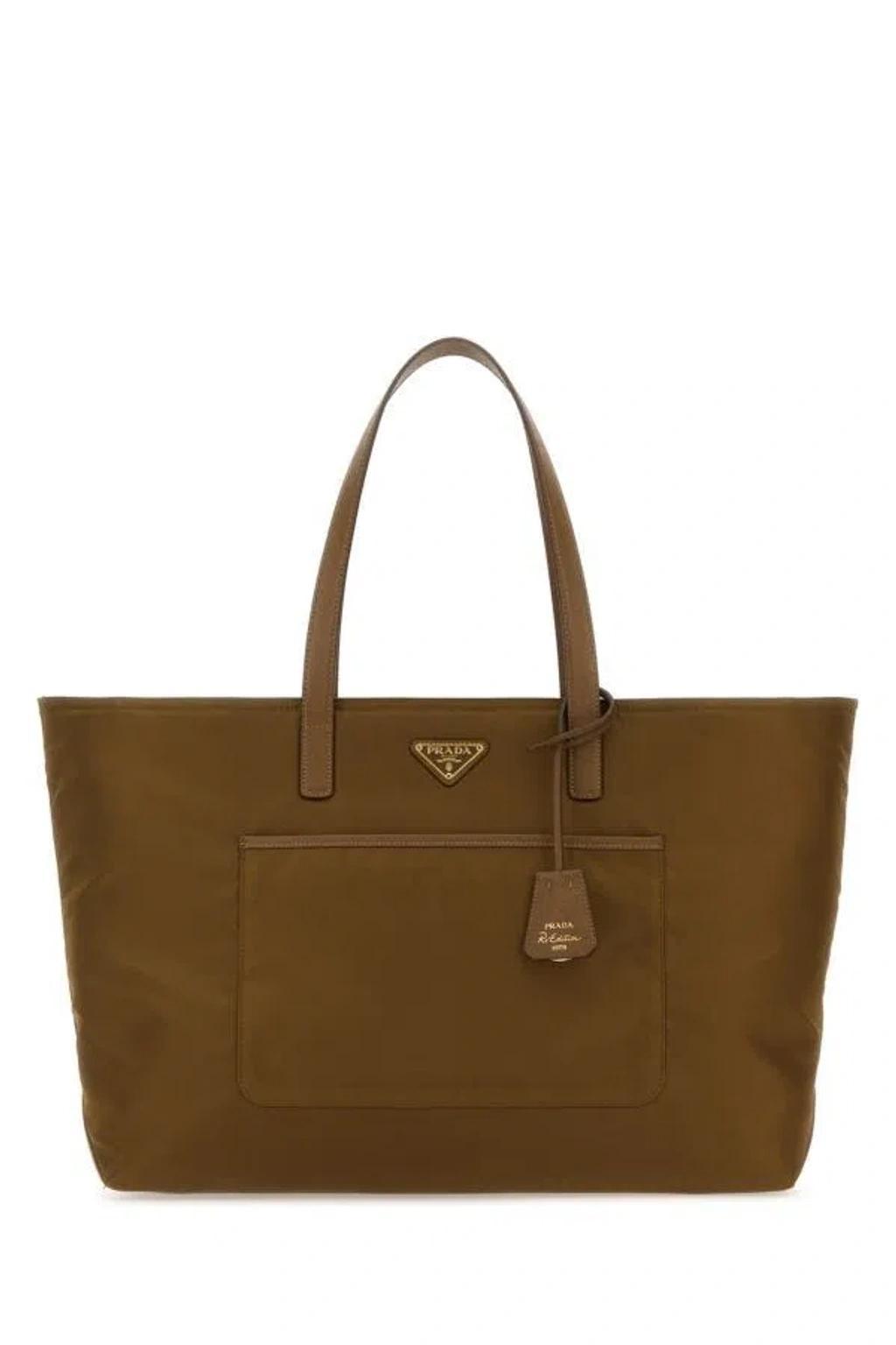 PRADA Large Re-edition 1978 Tote Bag In Brown product image