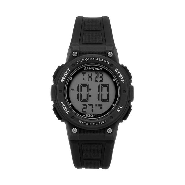 Armitron Womens Digital Chronograph Sport Watch Black Product Image