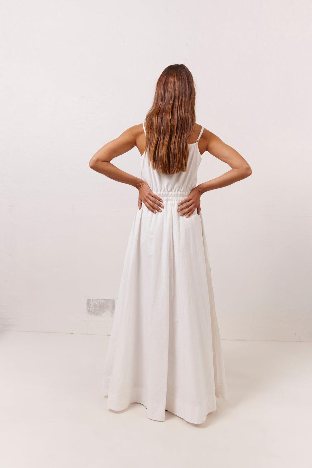 Lou Maxi Dress White Product Image