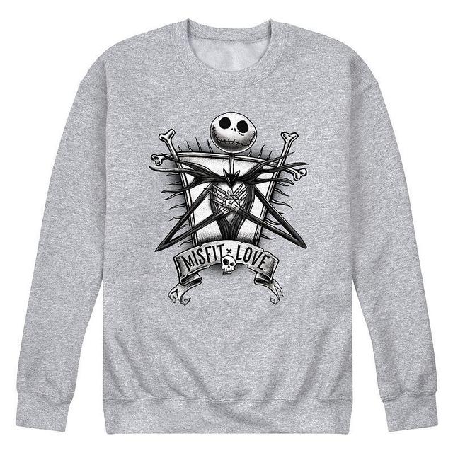 Disneys Nightmare Before Christmas Jack Mens Fleece Sweatshirt Product Image