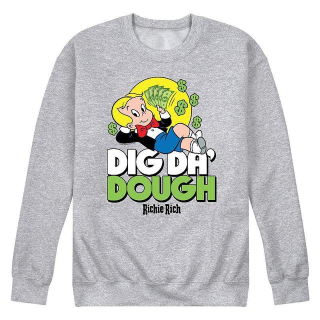 Mens Richie Rich Dig Da Dough Graphic Sweatshirt Product Image