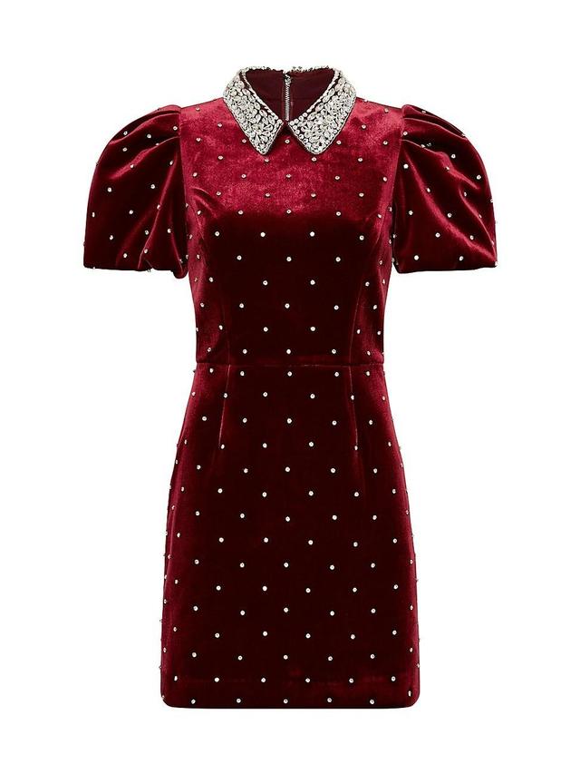 Womens Vanessa Embellished Minidress Product Image