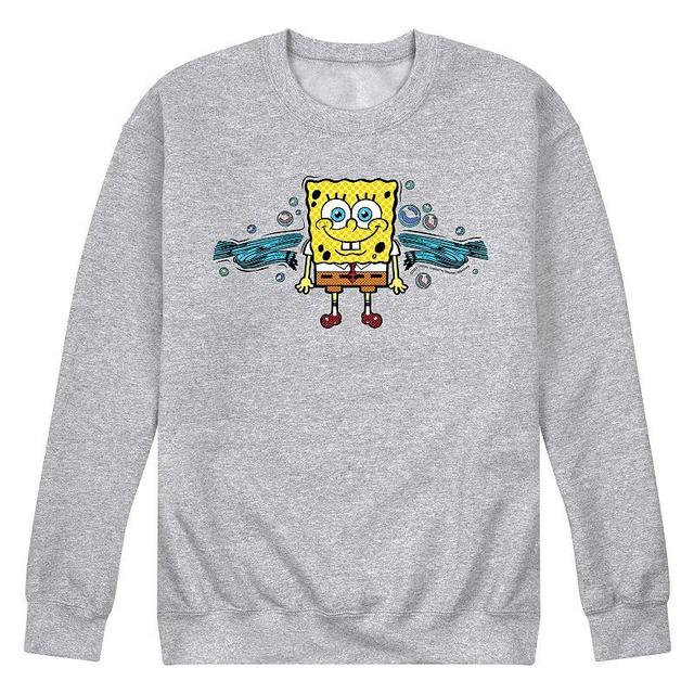 Mens Nickelodeon SpongeBob SquarePants Pop Pattern Fleece Sweatshirt Product Image