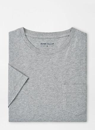 Mens Lava Wash Pocket Crewneck T-Shirt Product Image