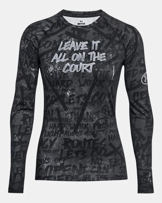 Women's HeatGear® Message Compression Long Sleeve Product Image