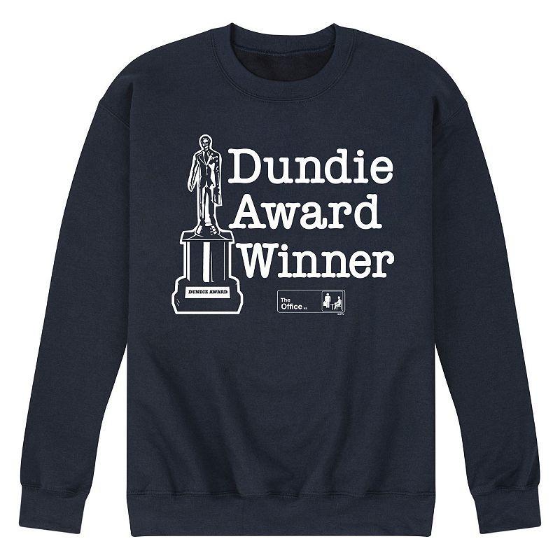 Mens The Office Dundie Award Winner Sweatshirt Blue Product Image