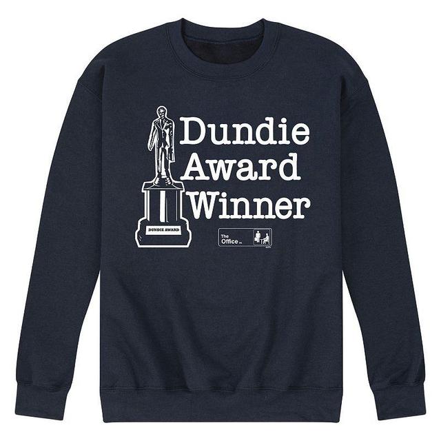 Mens The Office Dundie Award Winner Sweatshirt Blue Product Image