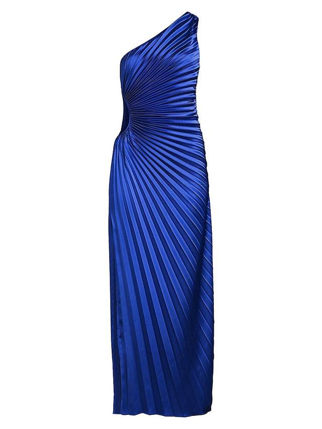 Womens Solie Pleated Cut-Out Maxi Dress Product Image