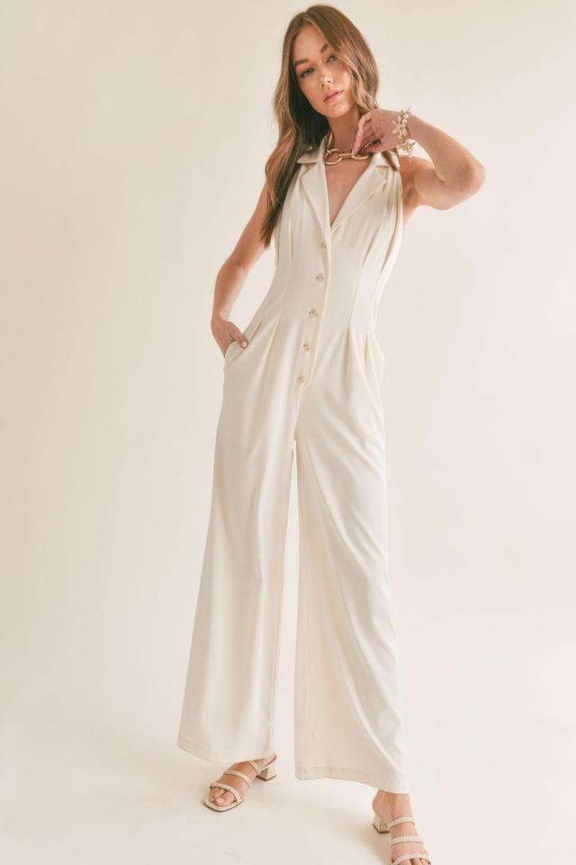 Follow Me Halter Jumpsuit Product Image