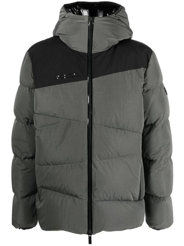 Gray Tacana Short Down Jacket In Grey Product Image