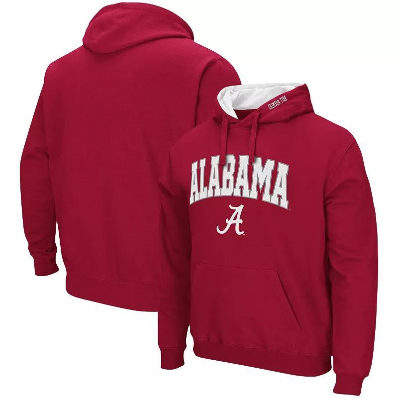 Mens Crimson Alabama Crimson Tide Arch Logo 3.0 Pullover Hoodie Product Image