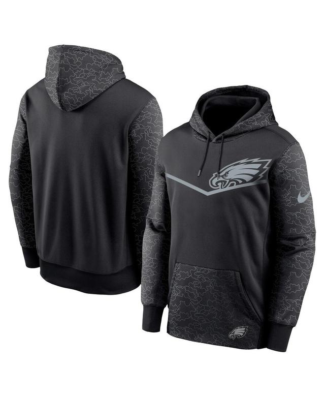 Mens Nike Black Milwaukee Brewers Night Game Half-Zip Hoodie Product Image