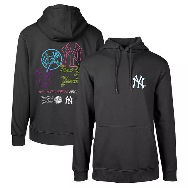 Mens Levelwear New York Yankees Podium Vintage Pullover Hoodie Product Image