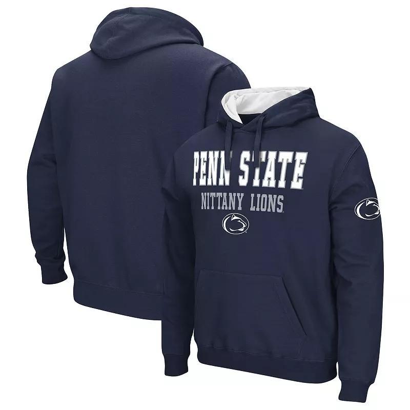 Mens Colosseum Navy Penn State Nittany Lions Sunrise Pullover Hoodie Product Image