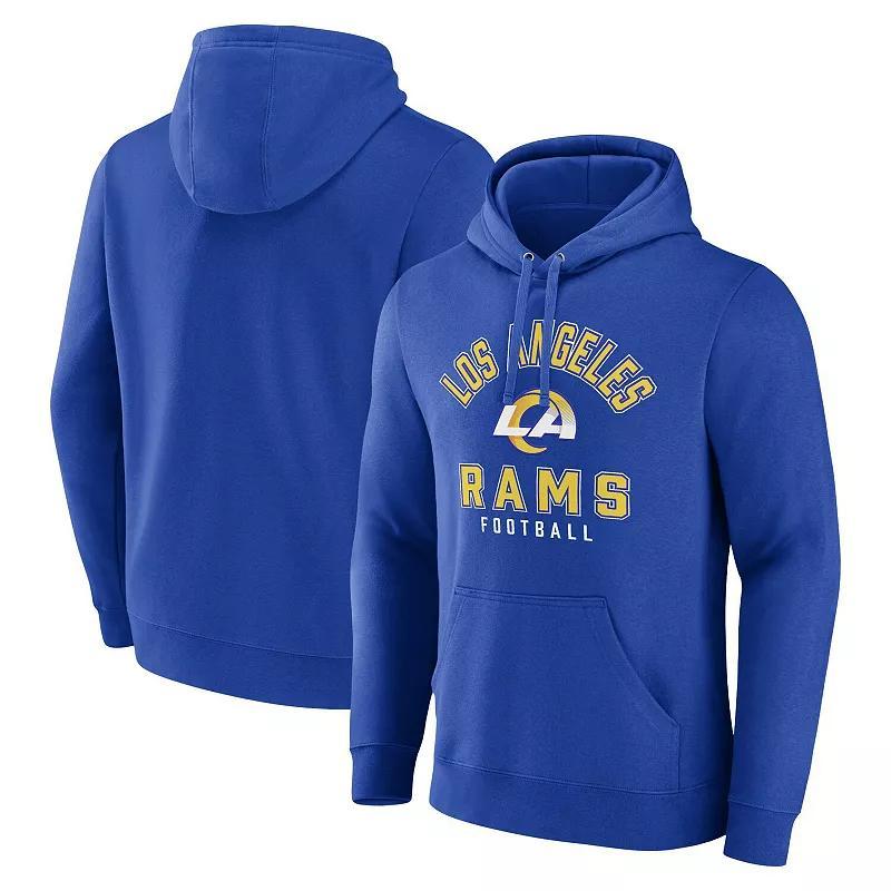 Mens Fanatics Branded Royal Los Angeles Rams Between the Pylons Pullover Hoodie Product Image